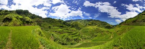 360° View of Banaue Rice Terraces 360 Panorama .